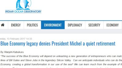 Blue Economy legacy denies President Michel a quiet retirement