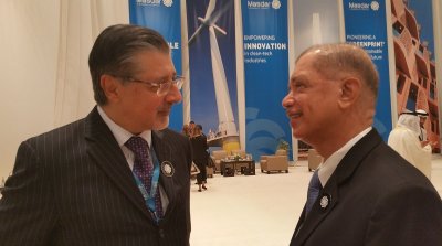 Former President Michel joins world leaders for renewable energy talks at World Future Energy Summit 2017
